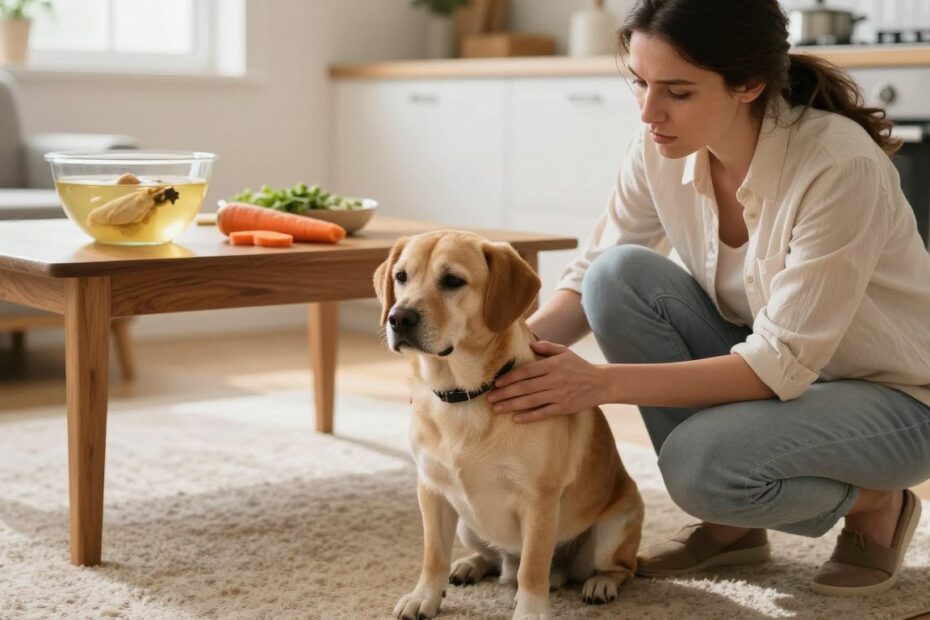 Co dać psu na ból brzucha