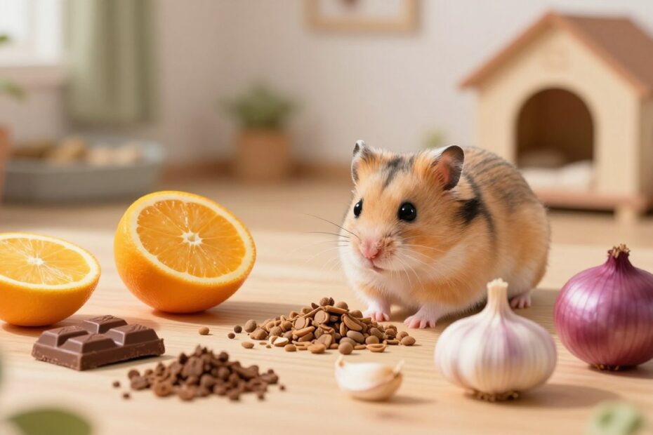 Czego nie mogą jeść chomiki