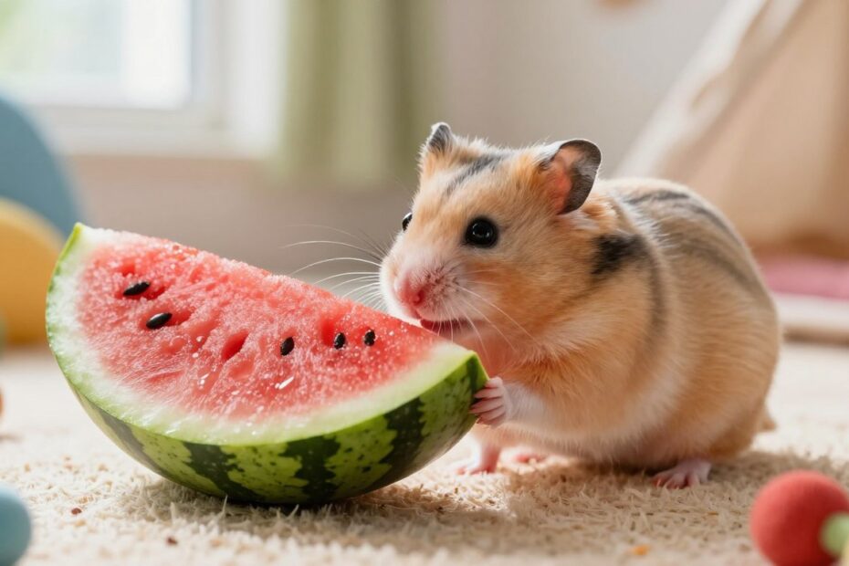 Czy chomik może jeść arbuza