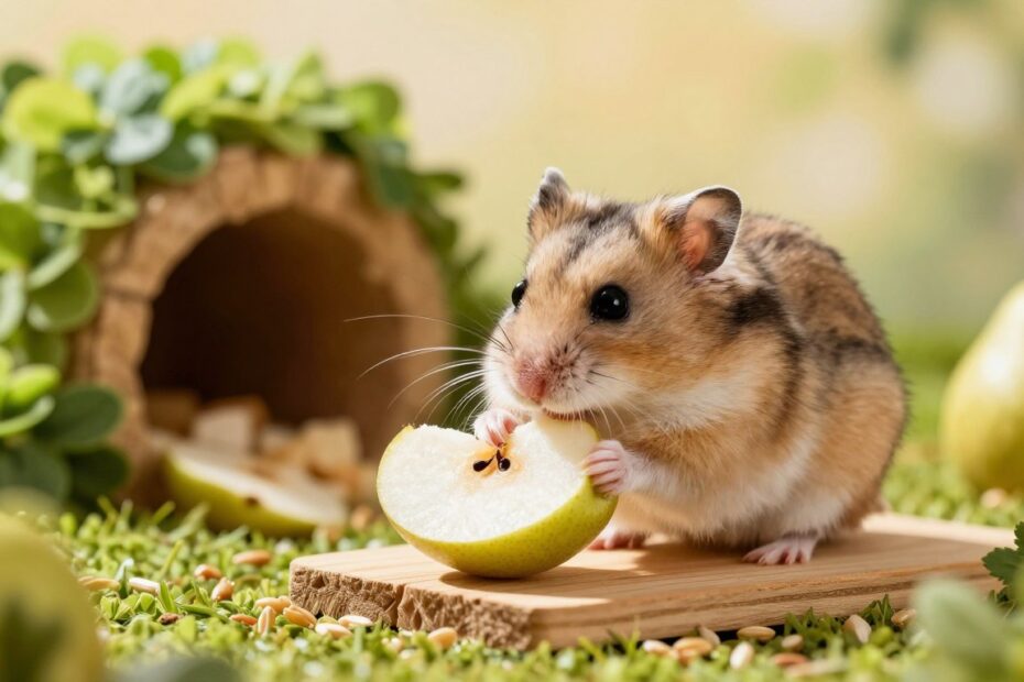 Czy chomik może jeść gruszki
