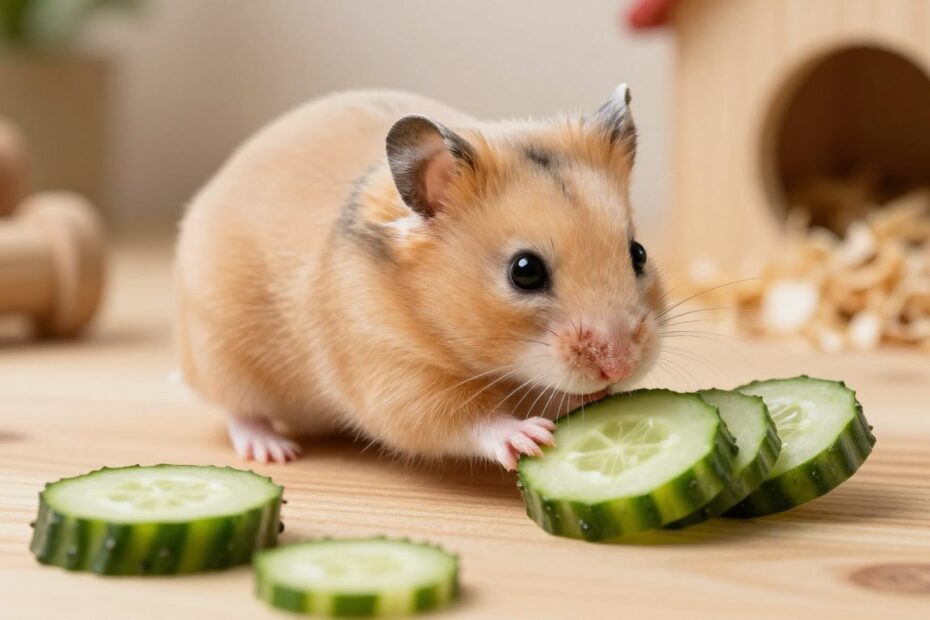 Czy chomik może jeść ogórka