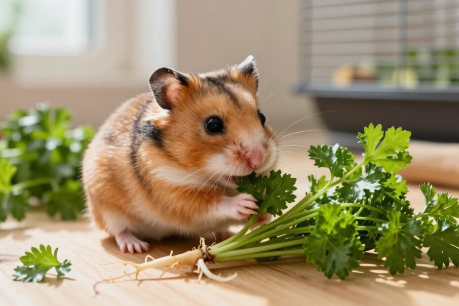 Czy chomik może jeść pietruszkę