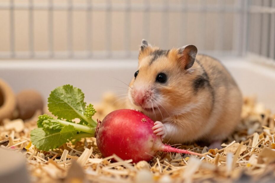 Czy chomik może jeść rzodkiewkę