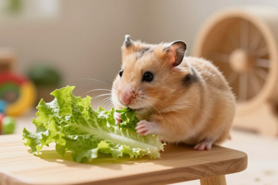 Czy chomik może jeść sałatę