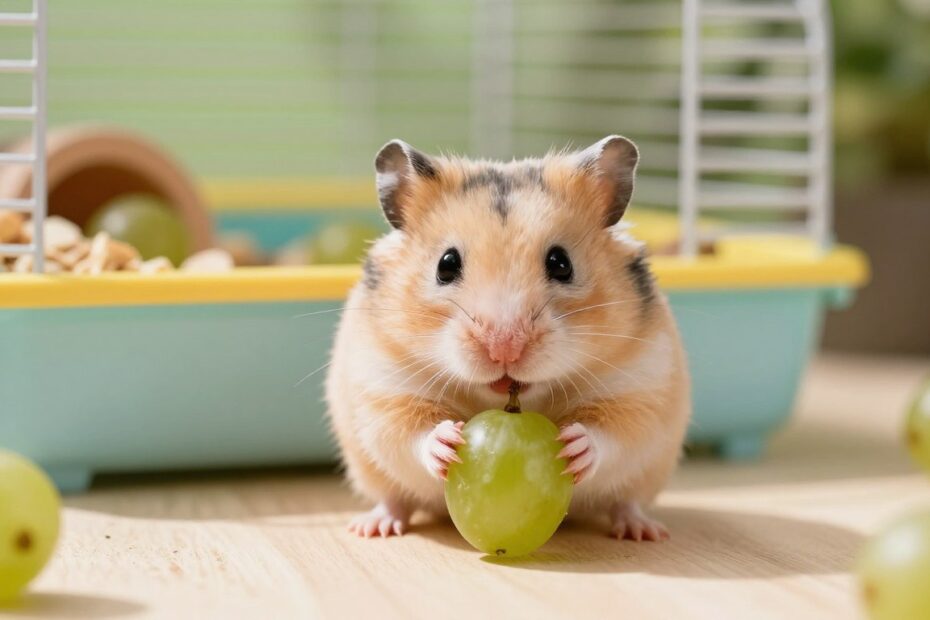 Czy chomik może jeść winogrona