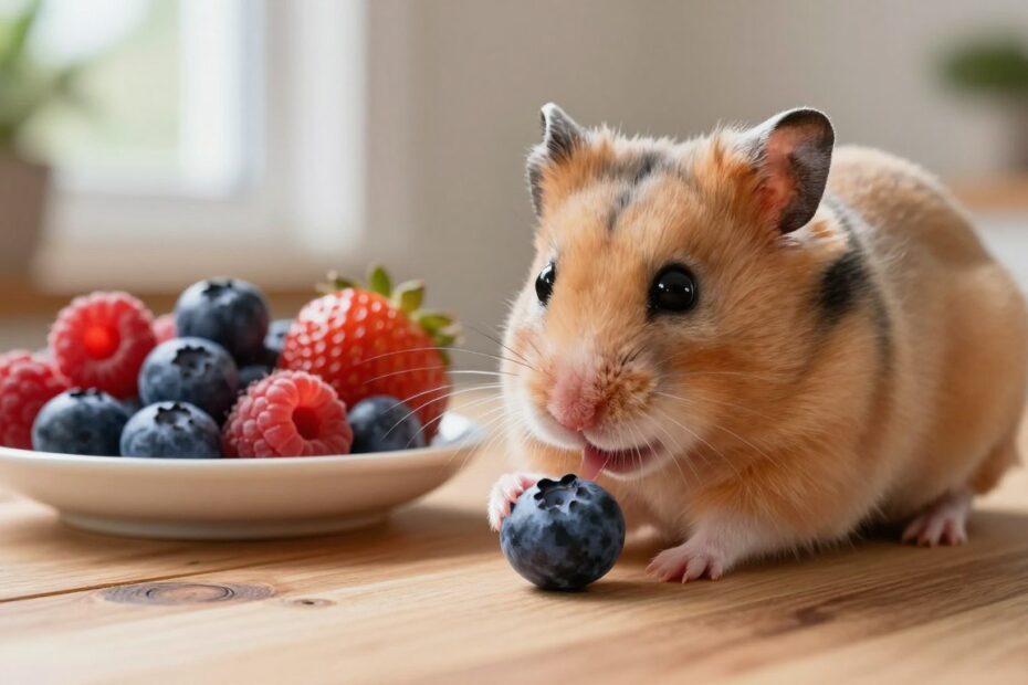 Czy chomiki mogą jeść borówki