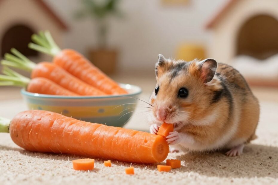 Czy chomiki mogą jeść marchewkę