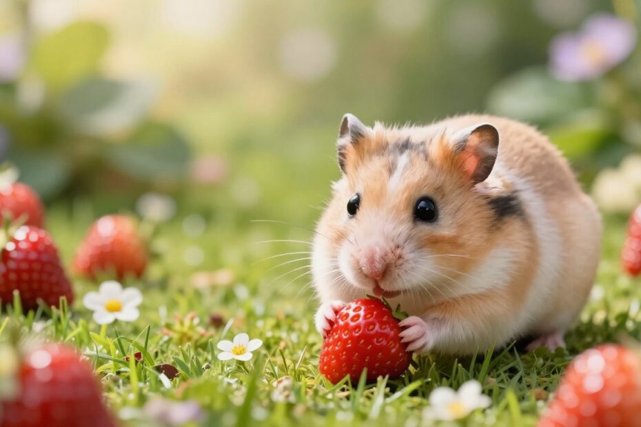Czy chomiki mogą jeść truskawki