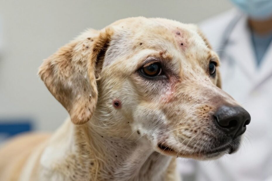 Czy świerzb u psa jest zaraźliwy dla ludzi