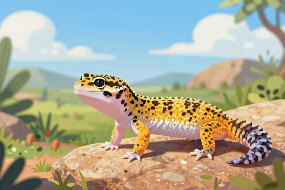 Ile żyje gekon lamparci