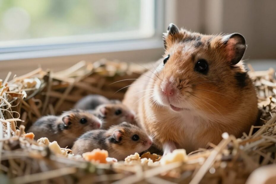Jak wygląda chomik w ciąży