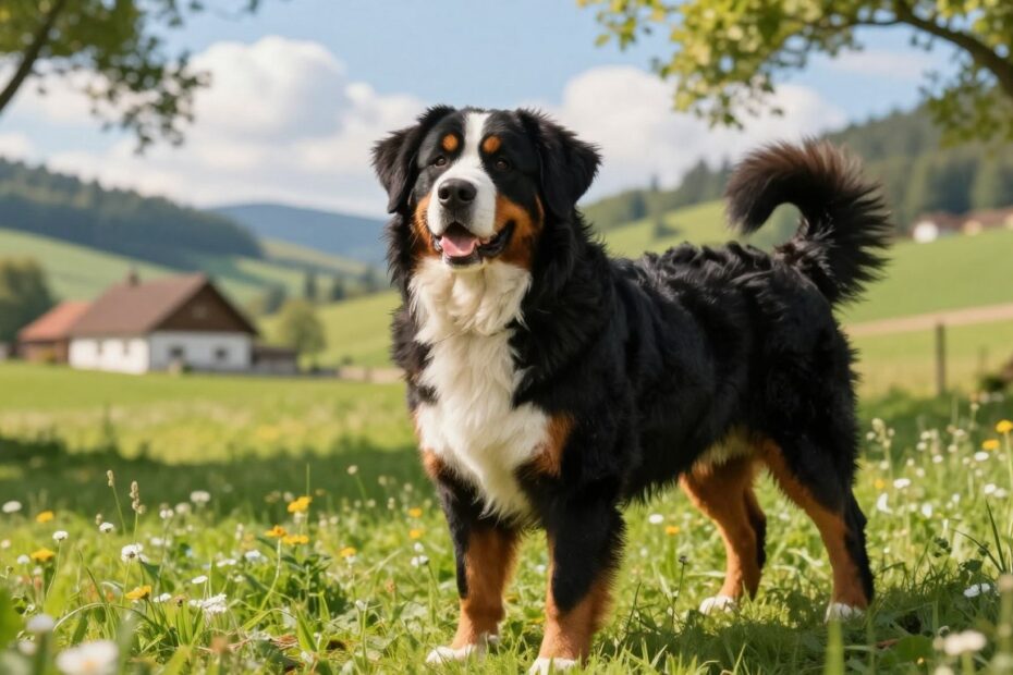 Ile żyje berneński pies pasterski