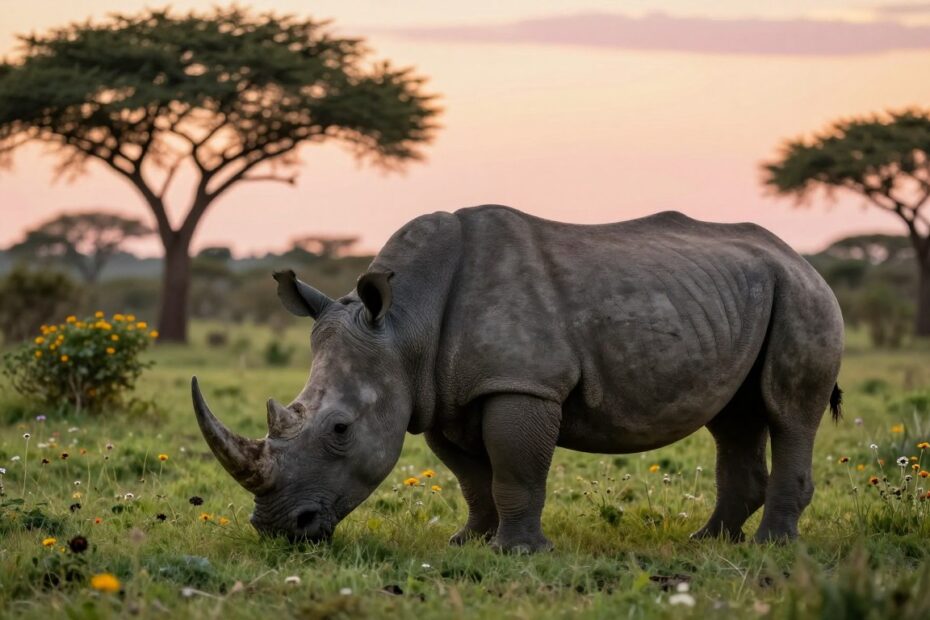 Ile żyje nosorożec