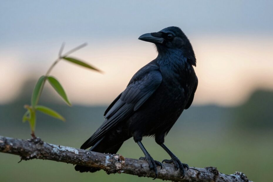 Ile żyje wrona czarna